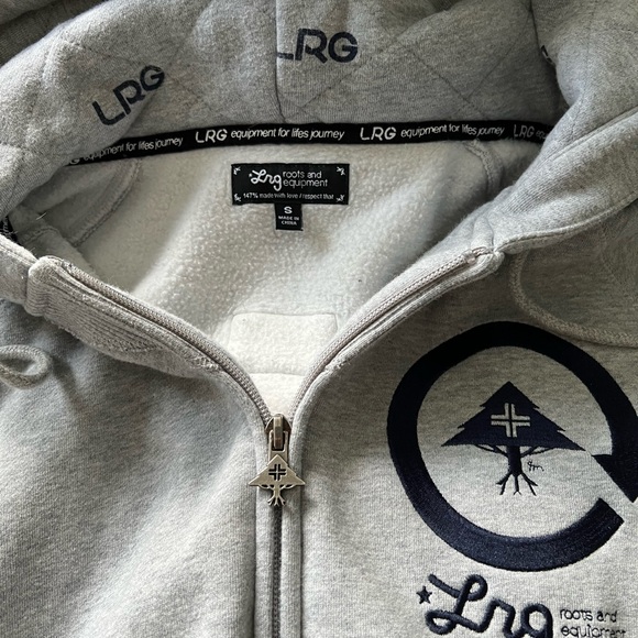 LRG (L-R-G) Grass Roots Zip Up Hoodie Size: Small - Picture 2 of 4